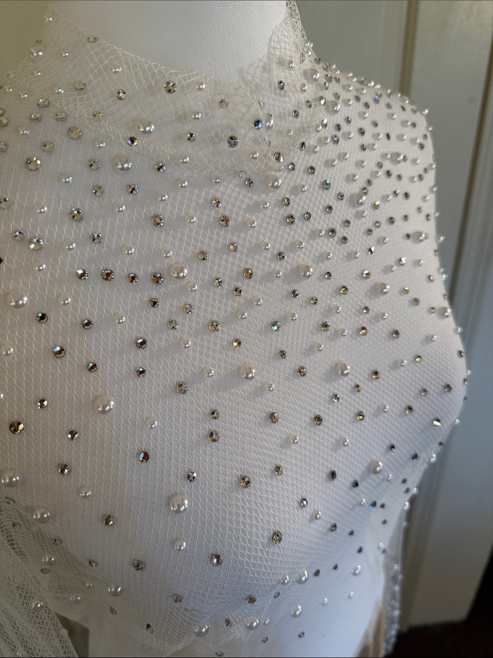 Watters Long-Sleeve Beaded Bodysuit - Picture 5 of 14